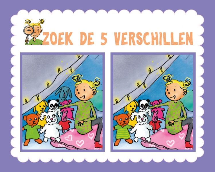 Zoek de 5 verschillen - De Zoete Zusjes